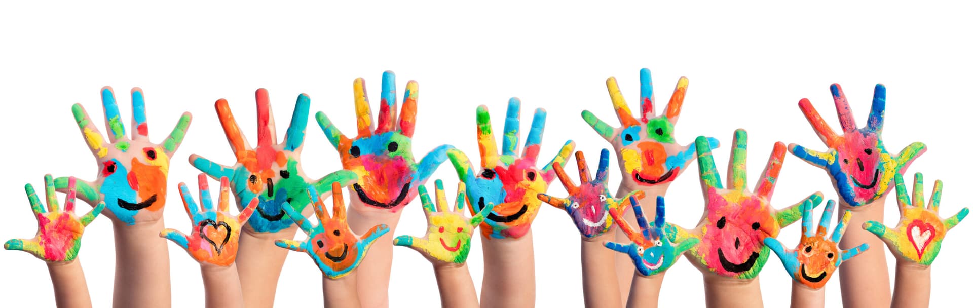 A teacher with Pre-K children at Creative Playrooms